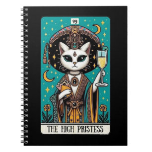 Das Cat-Tarot der Hohepriestess Notizblock
