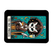 Das Cat-Tarot-Magnet der Hohepriesterin Magnet (Horizontal)