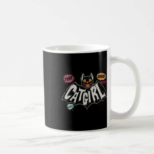 Das Catgirl Vintag Kaffeetasse (Rechts)