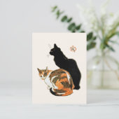 Das Cats Portrait Theophile Steinlen Postkarte (Stehend Vorderseite)