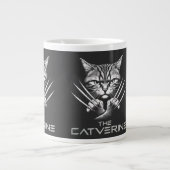 Das Catverine Halloween-Thema Jumbo-Tasse (Vorderseite)