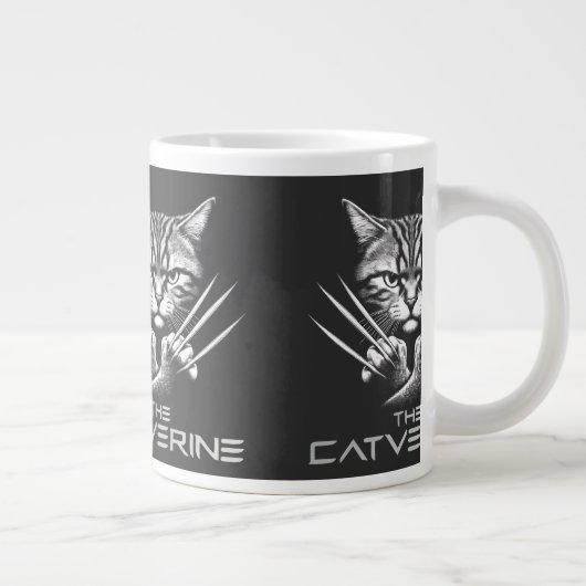 Das Catverine Halloween-Thema Jumbo-Tasse (Rechts)