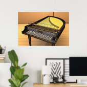 Das Cembalo Poster (Heimbüro)