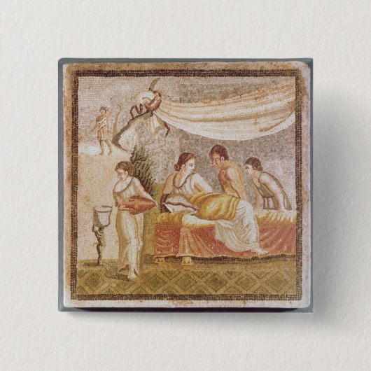 Das Centocelle Mosaik Button (Vorderseite)
