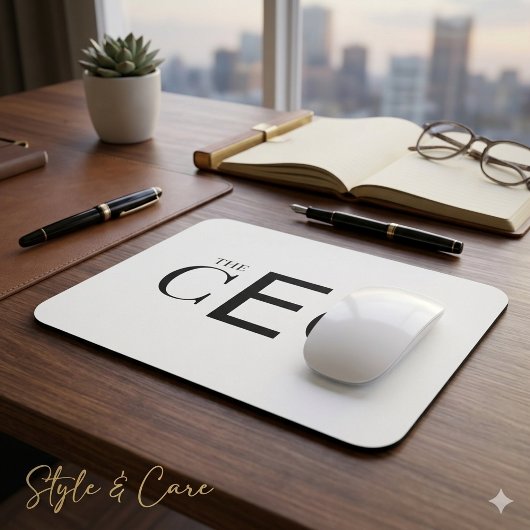 Das CEO Professional Schreibtisch Grafik-Mauspad Mousepad