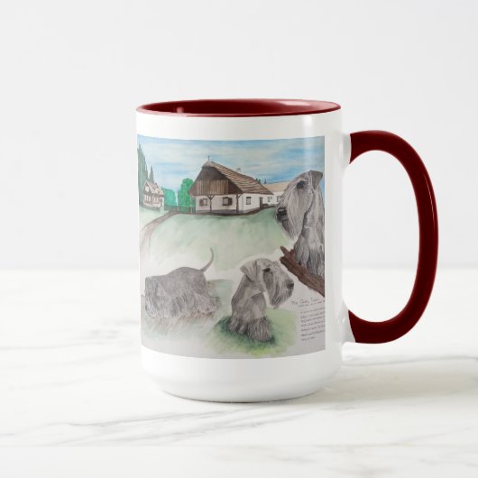 Das Cesky Terrier Tasse (Rechts)