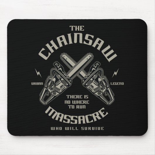Das Chainsaw-Massaker, wer wird überleben? Mousepad (Vorne)