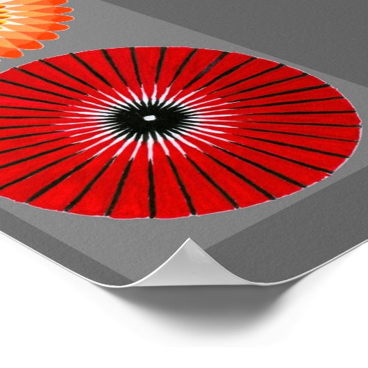 Das Chakras-Poster Poster (Ecke)