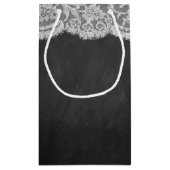 Das Chalkboard & Lace Wedding Collection Geschenkt Kleine Geschenktüte (Rückseite)