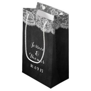 Das Chalkboard & Lace Wedding Collection Geschenkt Kleine Geschenktüte