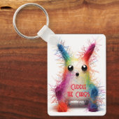 Das Chaos am Menschen zerstören Schlüsselanhänger (Vorderseite)