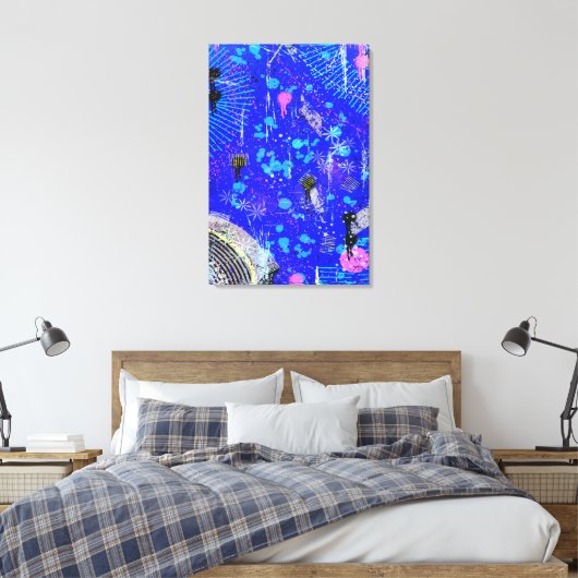 Das Chaos des Geistes Leinwanddruck (Insitu (Schlafzimmer))