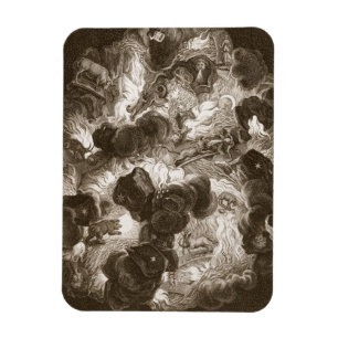 Das Chaos, graviert von Bernard Picart Magnet