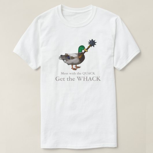 Das Chaos mit dem Quack bekommt den Knall T-Shirt (Design vorne)
