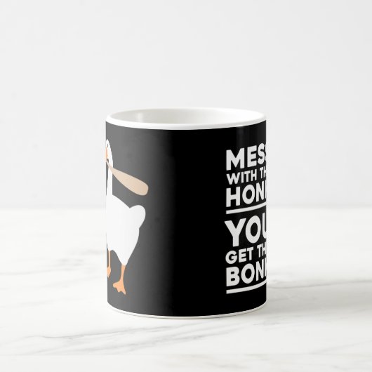 Das Chaos mit der Honke bekommt man den Bonk Kaffeetasse (Mittel)