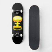 Das Chaos-Skateboard-Design verkörpern Skateboard (Vorderseite)