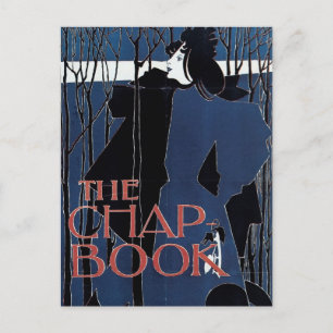 Das Chap Book ~ Blue Lady Postkarte