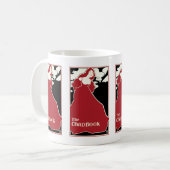 Das Chap-Book ~ Red Lady Coffee Tasse (Vorderseite Links)