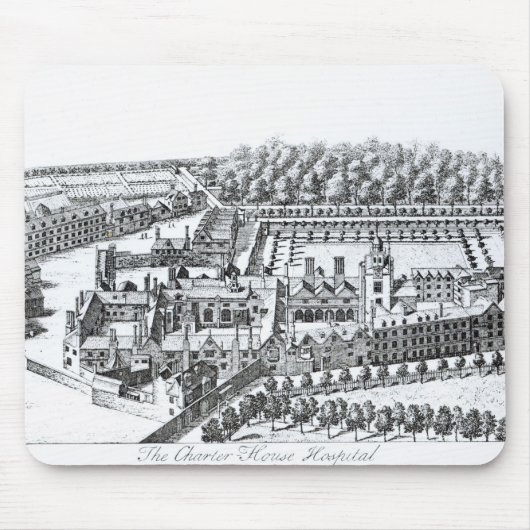 Das Charterhouse Krankenhaus, c.1720 Mousepad (Vorne)