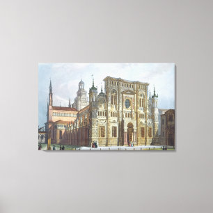 Das Charterhouse nahe dem Pavia 'von den Ansichten Leinwanddruck
