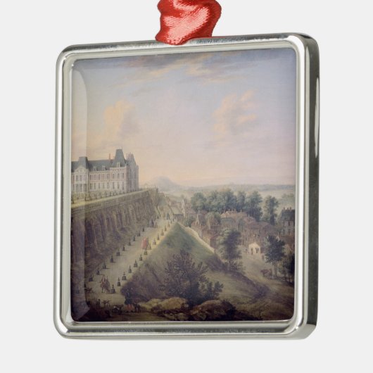 Das Chateau de Meudon Silbernes Ornament (Links)