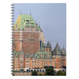 Das Chateau Frontenac in Quebec City, Kanada. Notizblock