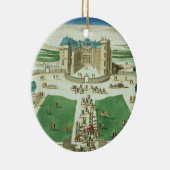 Das Chateau Rambouillet, graviert von Antoine Keramik Ornament (Rechts)