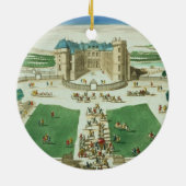 Das Chateau Rambouillet, graviert von Antoine Keramik Ornament (Hinten)