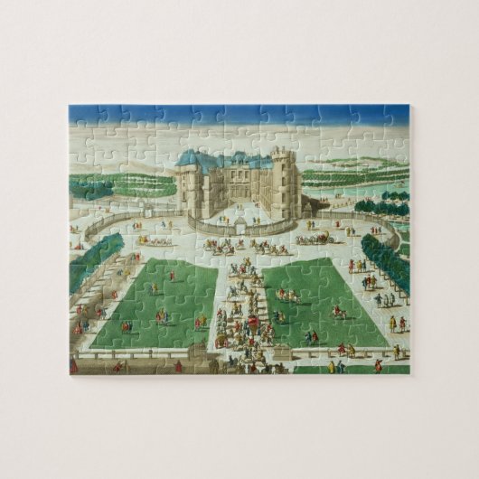 Das Chateau Rambouillet, graviert von Antoine Puzzle (Horizontal)