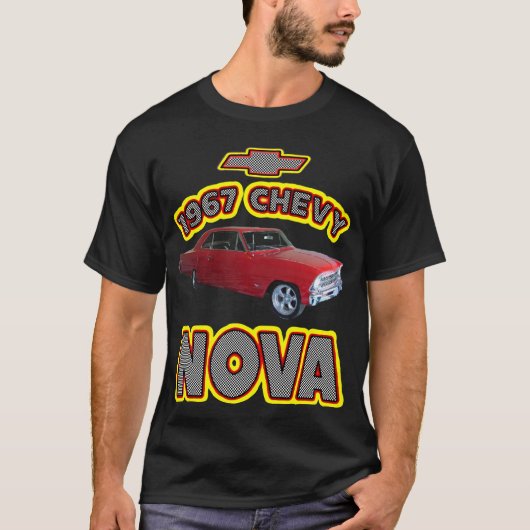 Das Chevy der Männer Nova 1967 T-Shirt (Vorderseite)