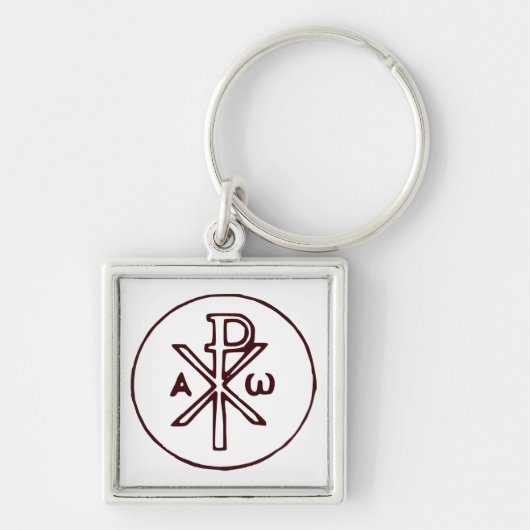 Das Chi-Rho-Christogramm-Symbol Schlüsselanhänger (Vorne)