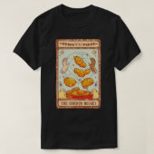 Das Chicken Nugget Tarot Card Fast Food Lover Taro T-Shirt (Design vorne)