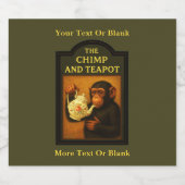 Das Chimp and Teapot Bierflaschenetikett (Einzelnes Label)