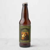 Das Chimp and Teapot Bierflaschenetikett (Vorderseite)