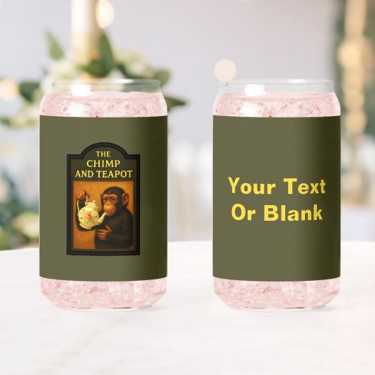Das Chimp and Teapot Dosenglas (Insitu (Hochzeit))