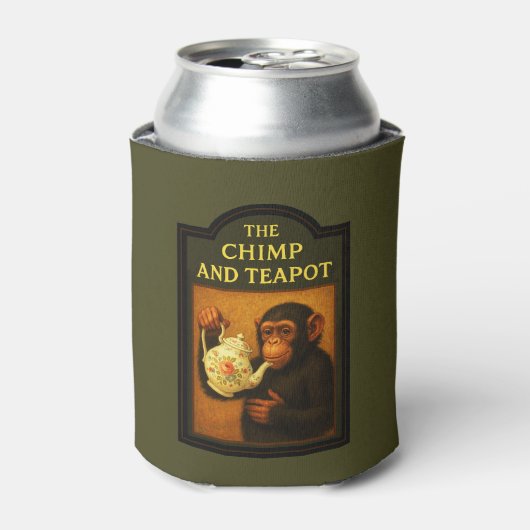 Das Chimp and Teapot Dosenkühler (Kanne Vorderseite)