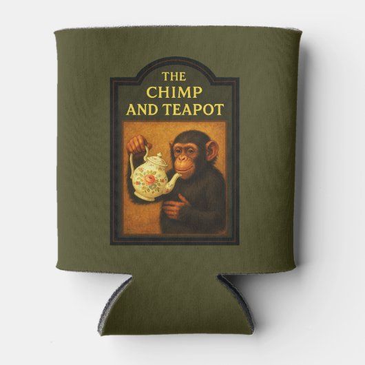 Das Chimp and Teapot Dosenkühler (Vorderseite)