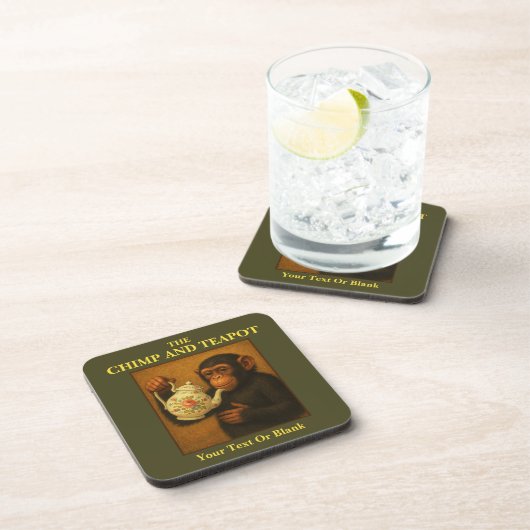 Das Chimp and Teapot Getränkeuntersetzer (Rechte Seite)
