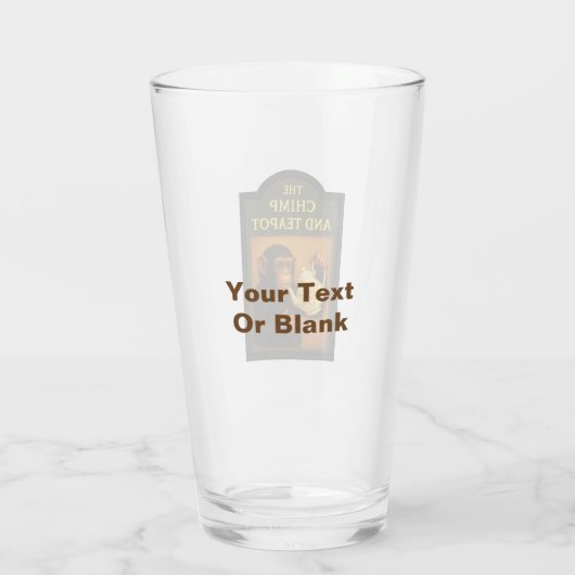 Das Chimp and Teapot Glas (Rückseite)