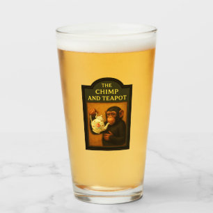 Das Chimp and Teapot Glas