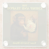 Das Chimp and Teapot Glasuntersetzer (Rückseite)