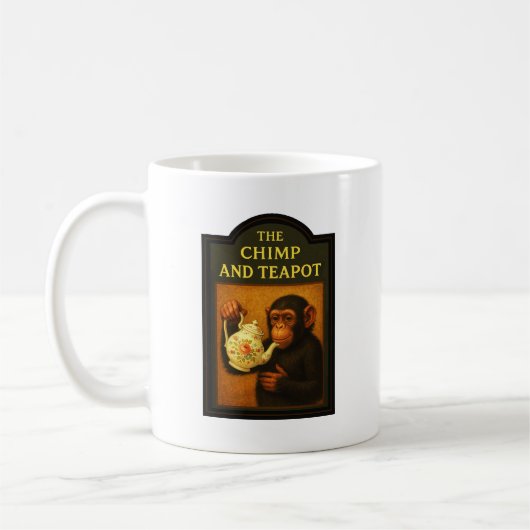 Das Chimp and Teapot Kaffeetasse (Links)