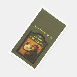 Das Chimp and Teapot Serviette