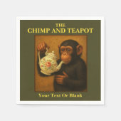 Das Chimp and Teapot Serviette (Vorderseite)