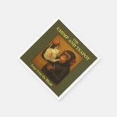 Das Chimp and Teapot Serviette (Ecke)