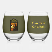 Das Chimp and Teapot Weinglas Ohne Stiel (Vorderseite)