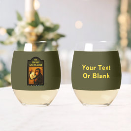 Das Chimp and Teapot Weinglas Ohne Stiel