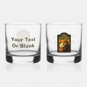 Das Chimp and Teapot Whiskyglas (Rückseite)