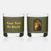 Das Chimp and Teapot Whiskyglas (Rückseite)