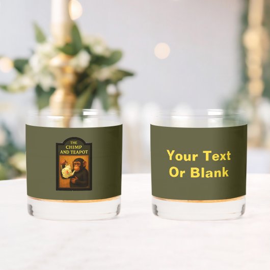 Das Chimp and Teapot Whiskyglas (Insitu (Hochzeit))